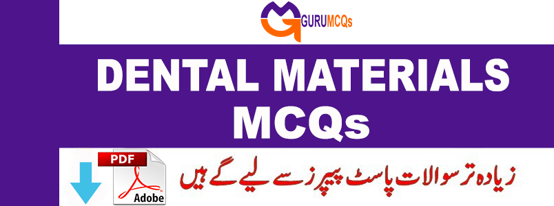 dental materials mcqs