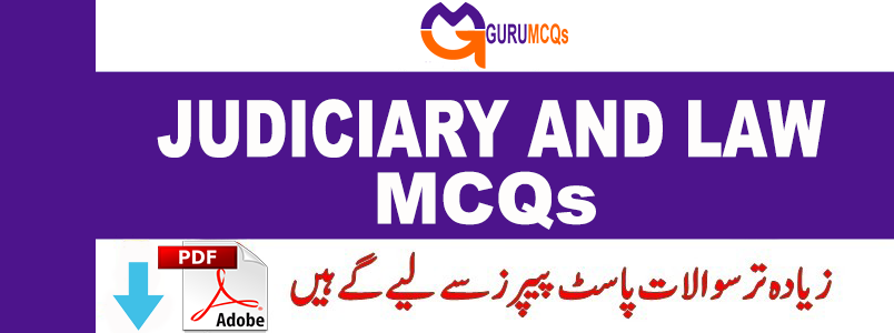 judiciary and law mcqs